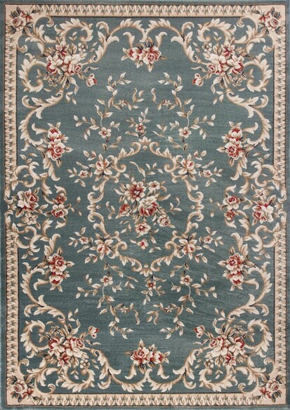 KAS Avalon Slate Blue Aubusson 5602